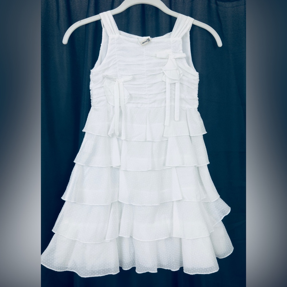 Baby Graziella White Layered Dress